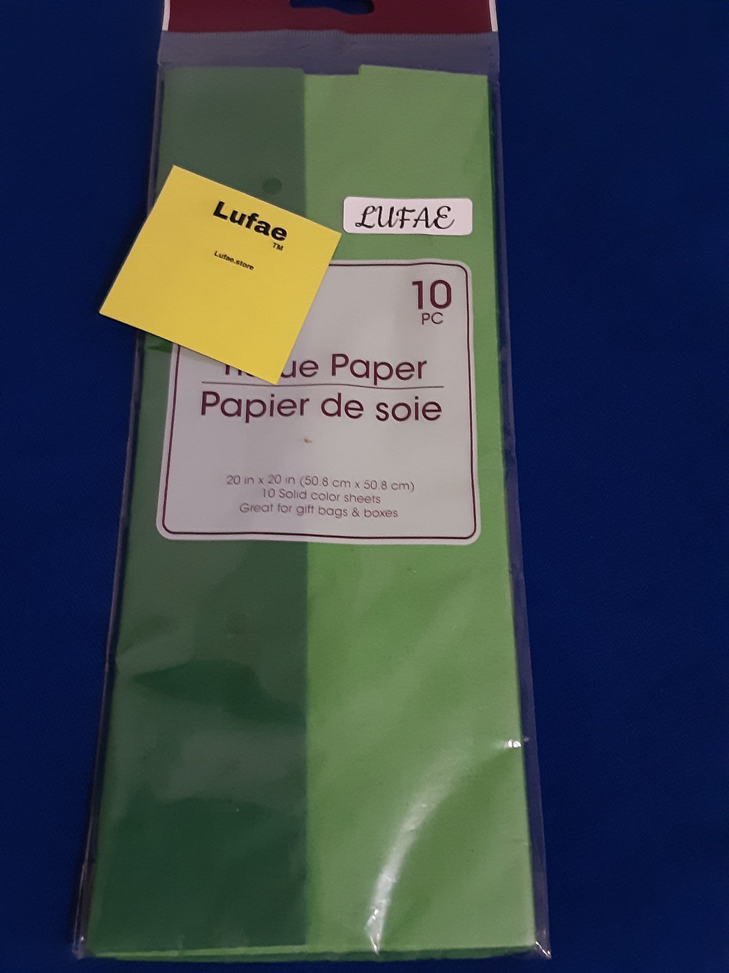 Tissue paper lufae