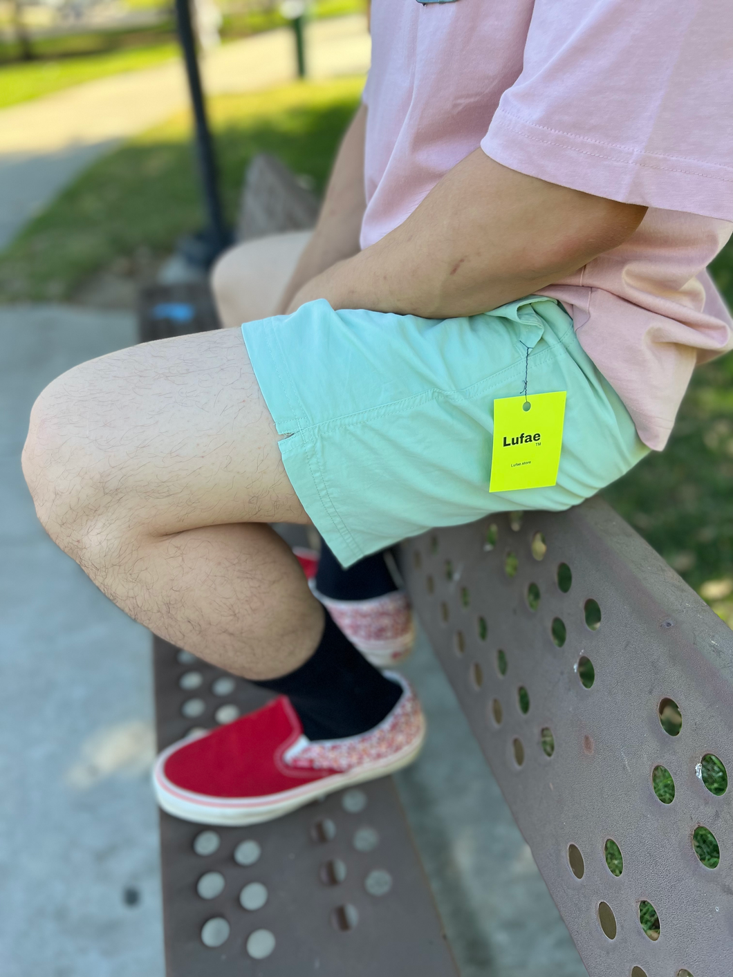 Lufae Shorts, mens With the Lufae Patch .